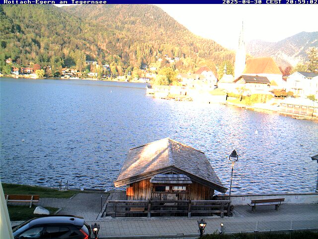 Webcam Rottach-Egern Malerwinkel am Tegernsee